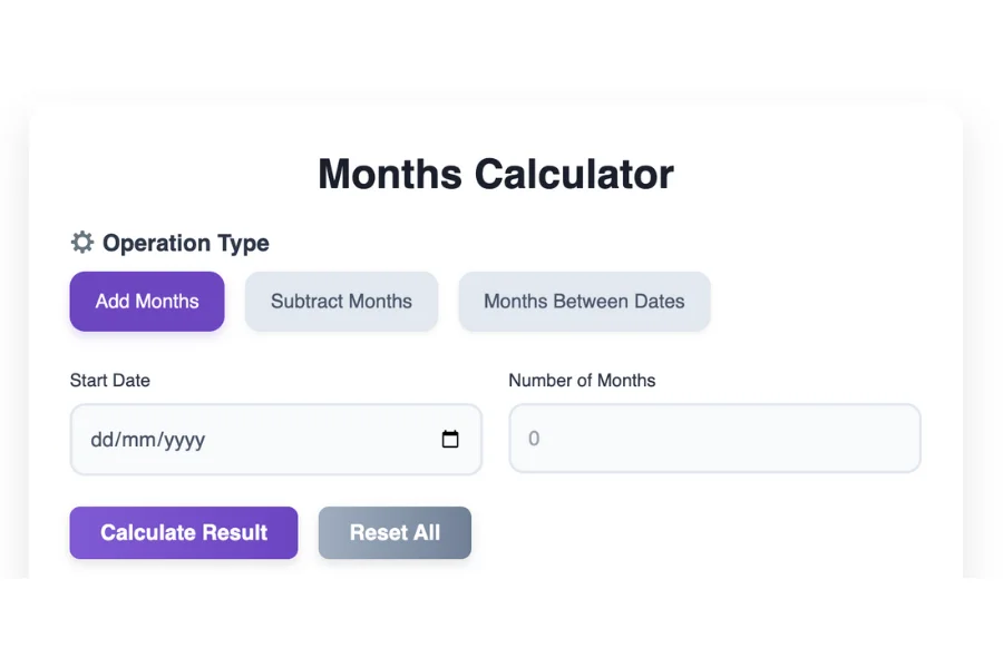 Months Calculator