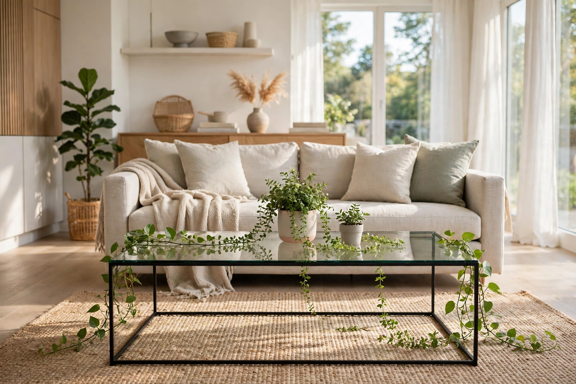 Bring in a small potted plant