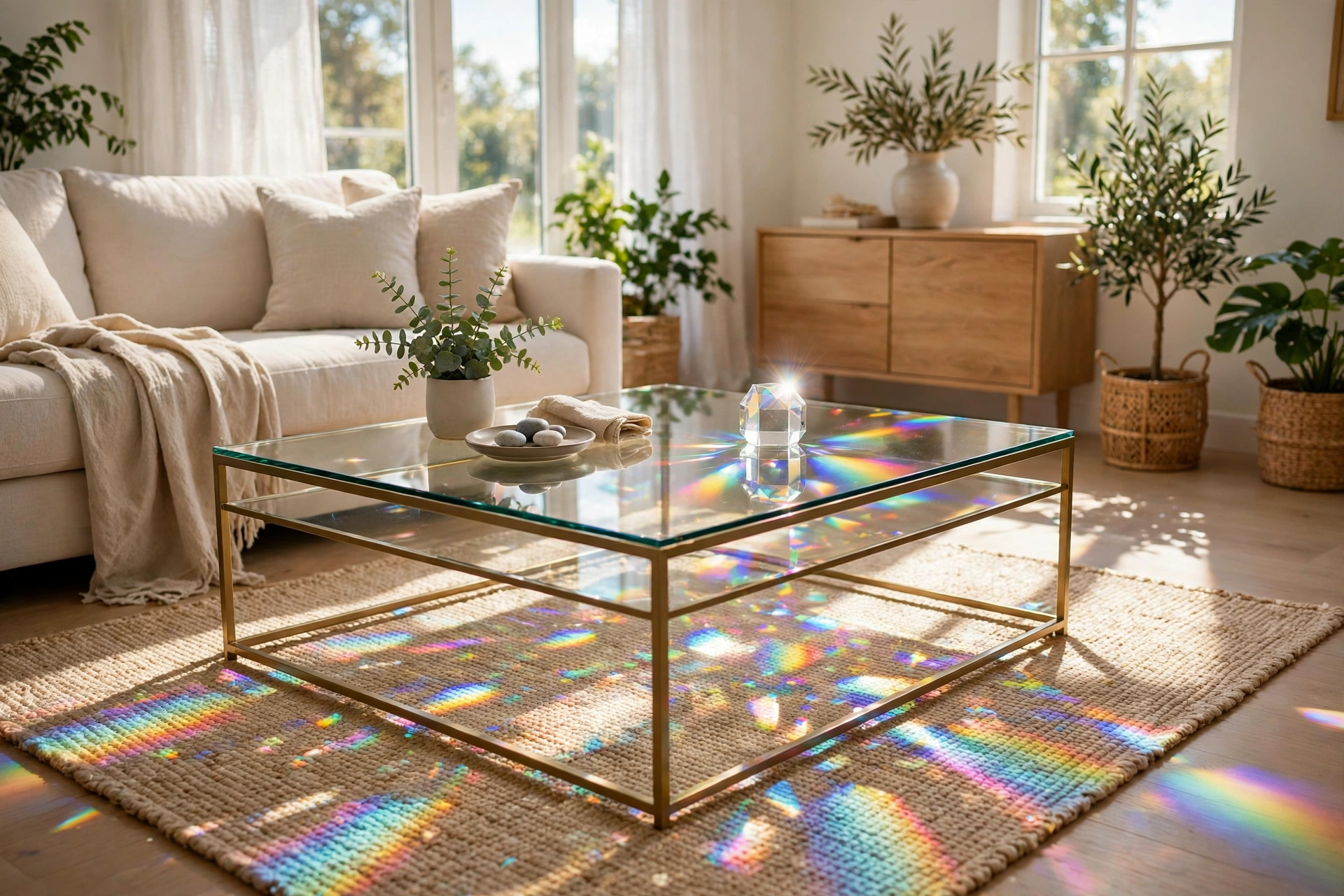 Play with light using a crystal prism