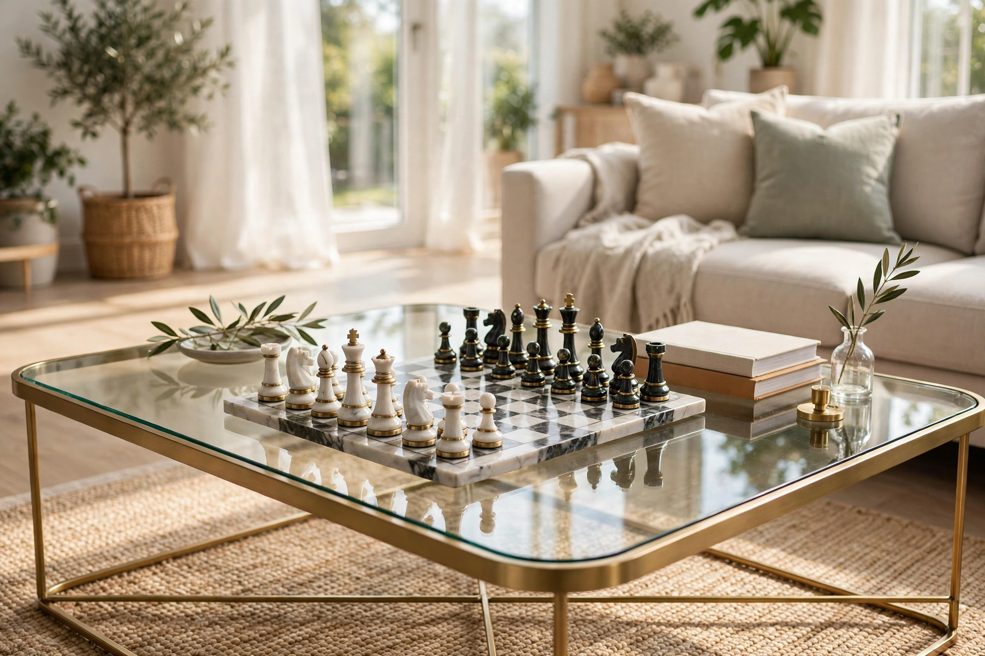 Make a chess set the display